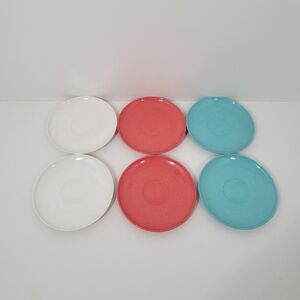 Vintage MCM Branchell Melmac  6" Set Of 6 Plates. Made in USA